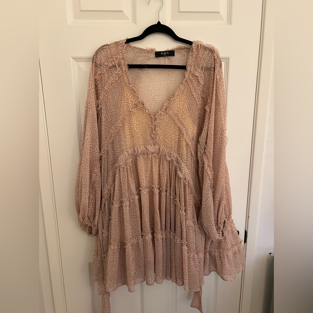 o.p.t. Cream Dress